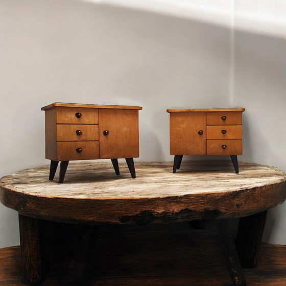 Image 1 of 2X Tables de nuit Mid Century