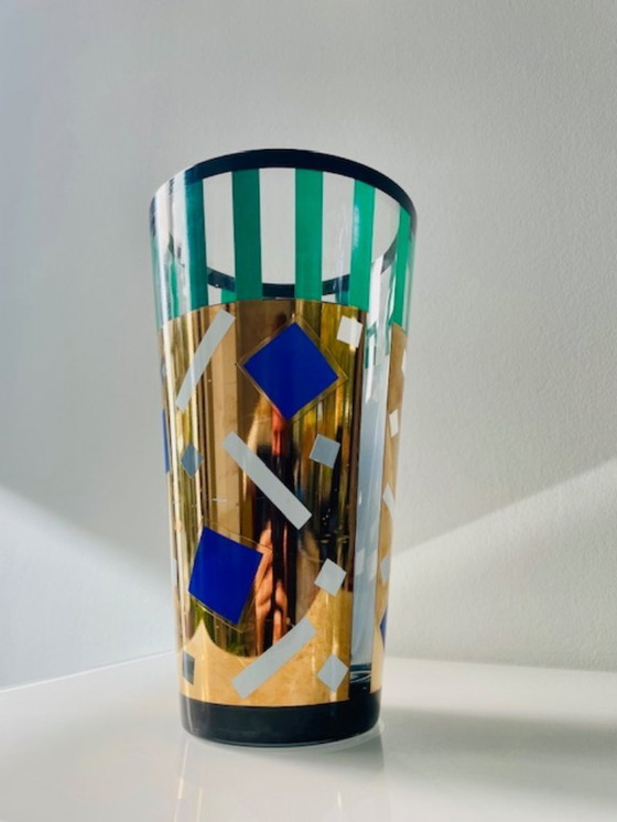 Image 1 of Icónico Saqqarah Vaas – Egizia x Sottsass Associati, 1995 (diseño de Nanae Umeda)