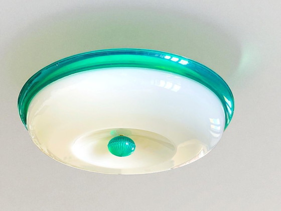 Image 1 of Plafonnier encastré surdimensionné et élégant de l'ère spatiale