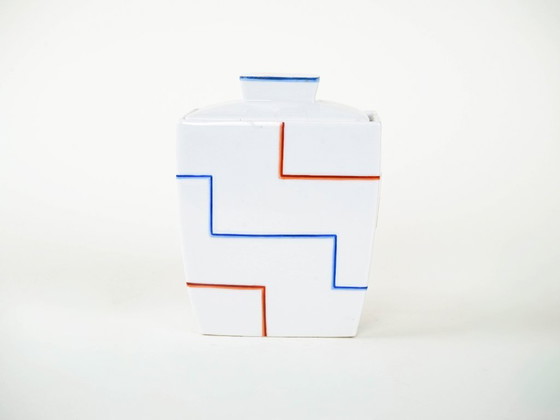 Image 1 of Ceramic vase, modernist design, 1970s, made in Italy