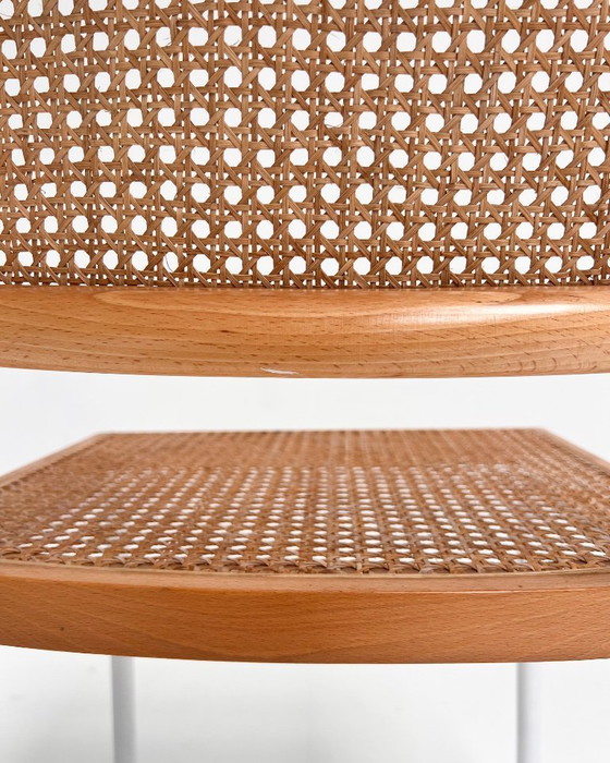 Image 1 of Set of 2 Italian webbing chairs, 1970s