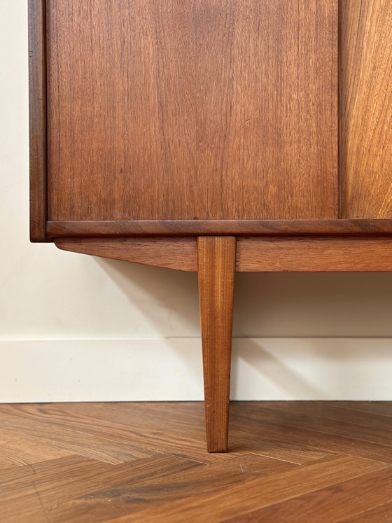 Mobile pensile vintage in stile danese con cassetti in teak, anni '50/'60/'70. – Credenze alte, Wood (photo 15 of 15)