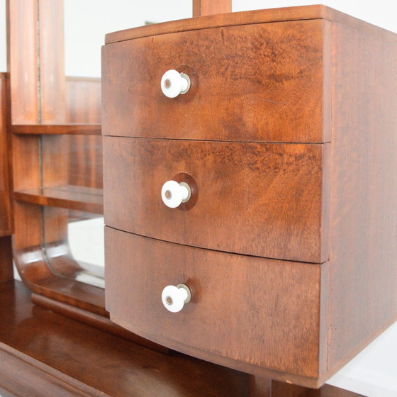 Image 1 of Art Deco 1930 Dressing table / Entrance cabinet