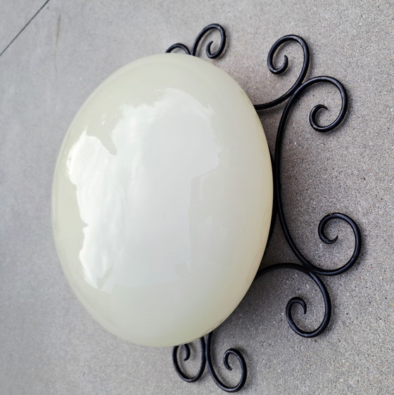 Image 1 of Sunburst Deckenleuchte Metall Opalin