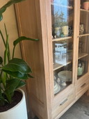 Bella vetrina in rovere sbiancato