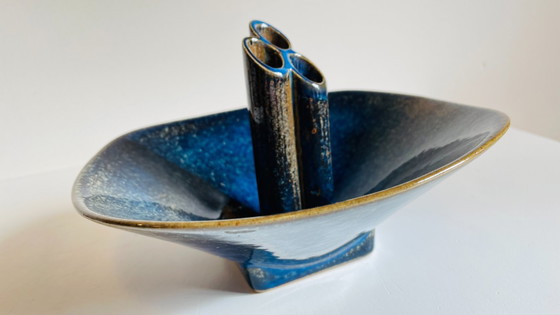 Image 1 of Vaso in ceramica geometrica vintage