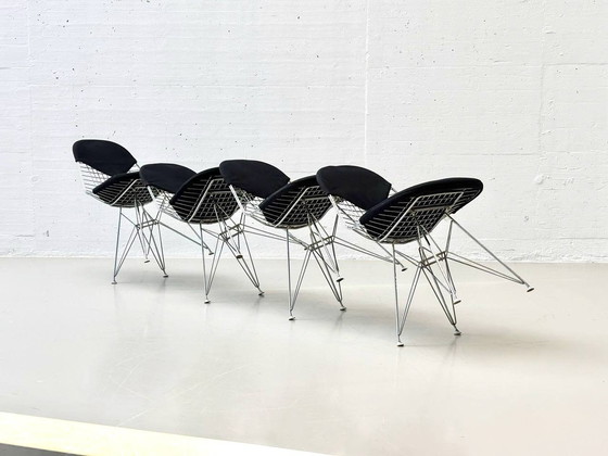 Image 1 of Set of 4 Mid - Century DKR Bikini chairs by Charles Eames for Vitra
