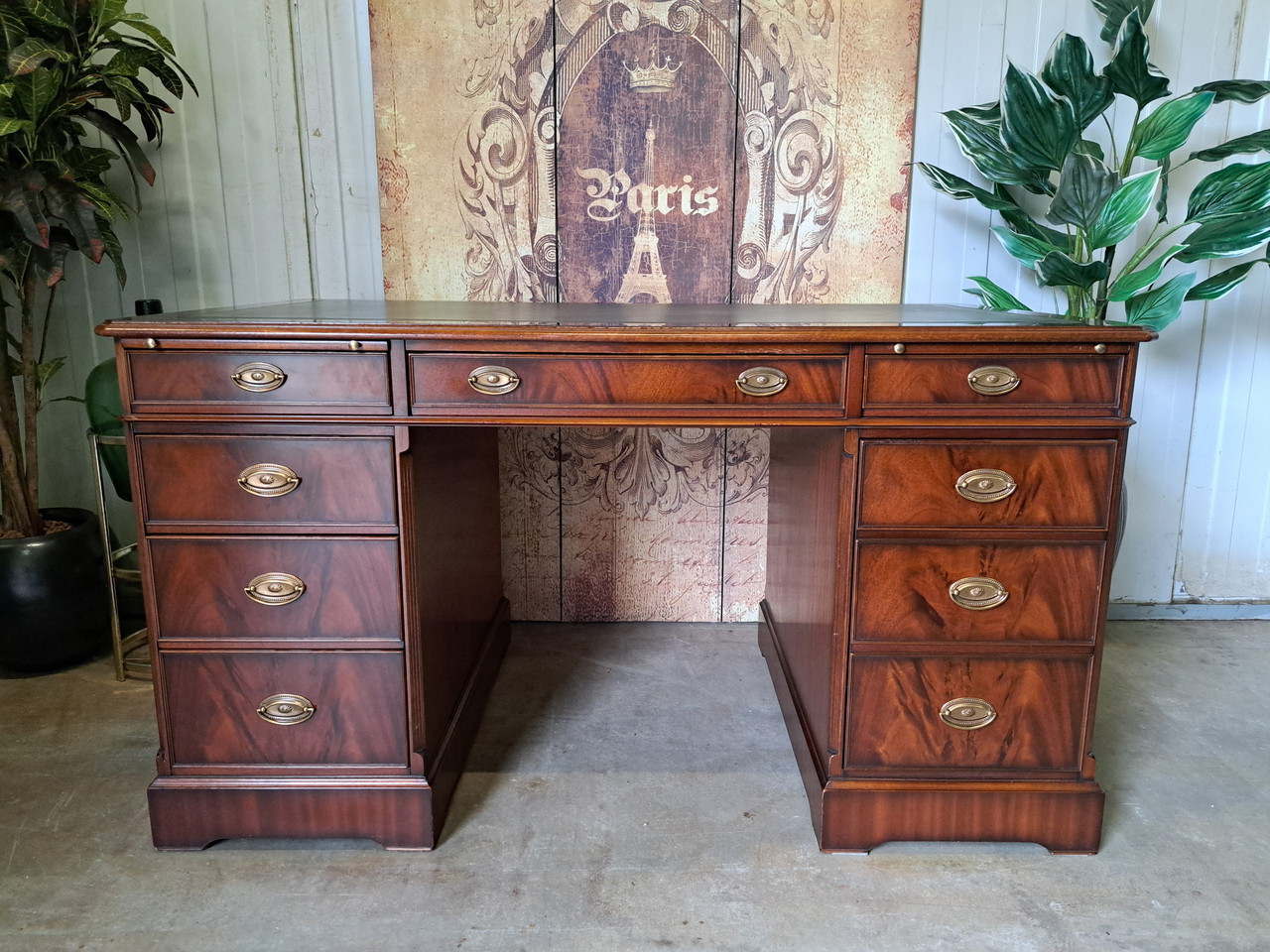 Classic Helden, mesa de escritorio, escritorio dim. 138x76cm y 77cm de alto