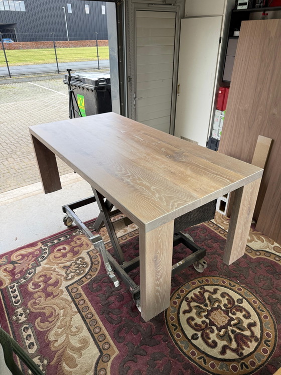 Massief Eiken Design Tafel – Eettafels, Wood (photo 7 of 7)