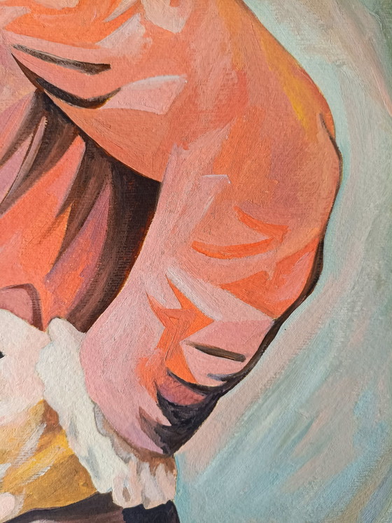 Image 1 of Olieverfschilderij, een kopie van Picasso