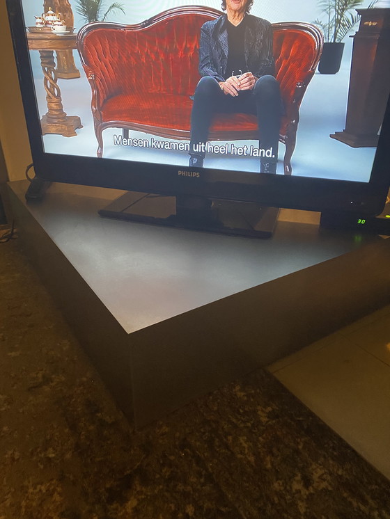 Image 1 of Coffee table brushed stainless steel 100x100x25