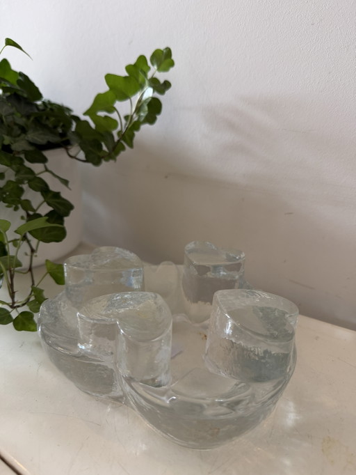 Portavelas brutalista de Georgshütte – decoratieve objecten, Glass (photo 2 of 5)