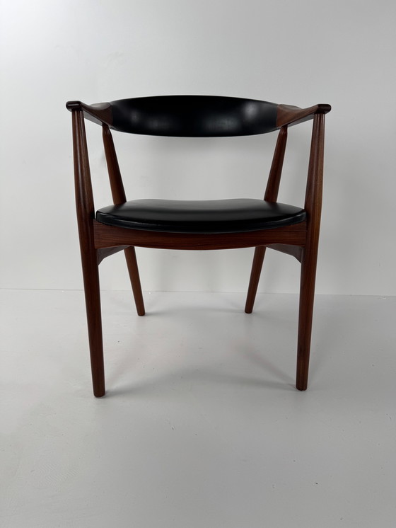 Image 1 of Farstrup Modell 213 Esszimmerstühle von Thomas Harlev – Set aus 4 dänischen modernen Ikonen