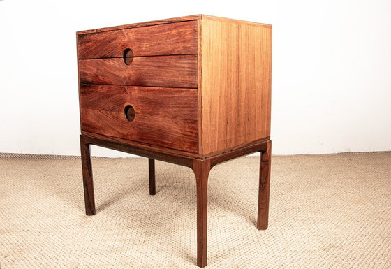 Image 1 of Deense palissanderhouten ladekast, model “Entre” van Kai Kristiansen voor Aksel Kjersgaard 1960.