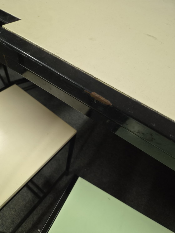 Metz & Co Stil Tisch – Esszimmergarnitur, Metal, Wood (photo 6 of 10)