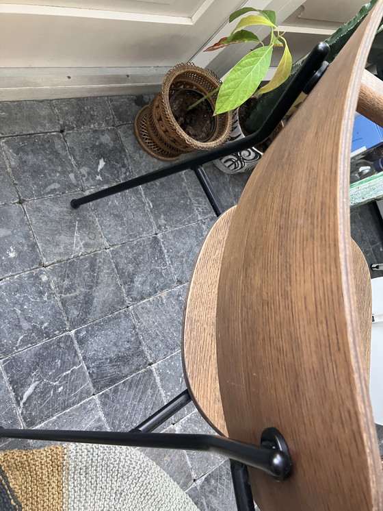 Image 1 of 2x Audo Copenhagen Co Eetkamerstoel Met Arm Eiken Zwart