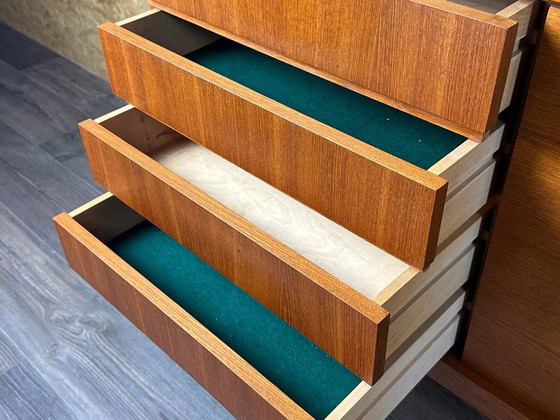 Image 1 of Credenza anni '60-'70 in teak Credenza danese di design moderno Danimarca