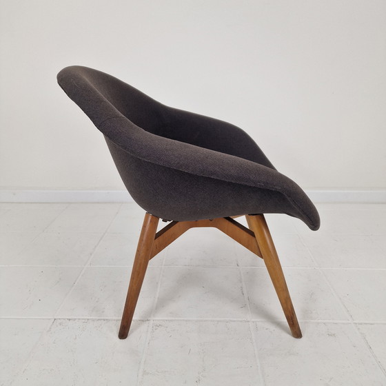 Image 1 of Set of 2 Bucket Lounge Chairs by Miroslav Navrátil for Vertex, 1960's