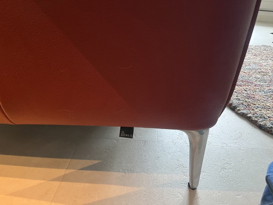 2 Leolux Mayon Armchairs – Leather, Aluminium (photo 5 of 6)