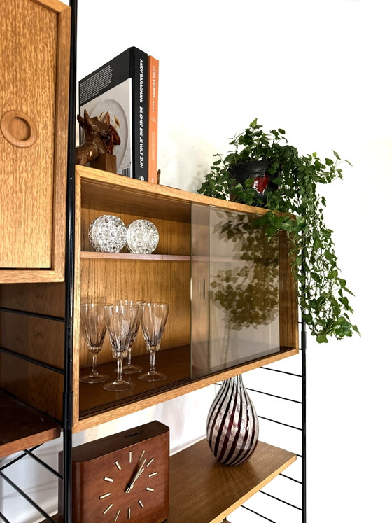 Sistema modulare a parete autoportante Vintage XL, WHB Germania '60 – WHB Germany, Armadi a muro, Wood, Glass (photo 6 of 15)