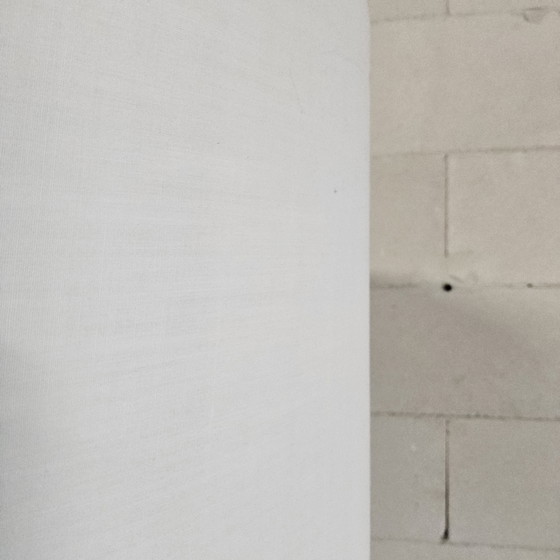 Image 1 of Zuiver tripod floor lamp white fabric shade chrome leg / tripod lamp / dutch design floorlight