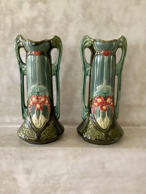 Art Nouveau vases