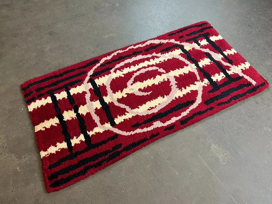 Image 1 of 60er 70er Jahre Läufer Teppich Carpet Rug Space Age Dänemark Danish Design