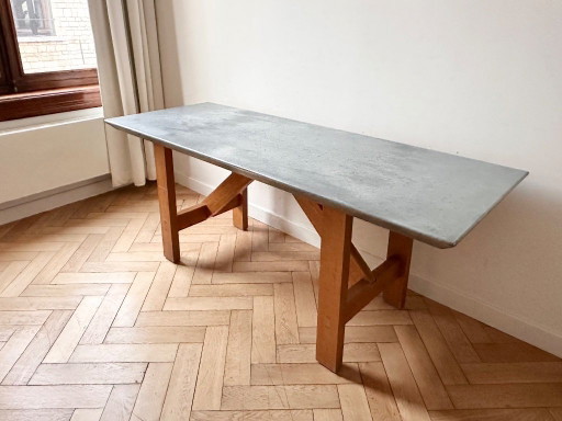 Terence Conran “Capucin” Table in zinc, 1997 – Original