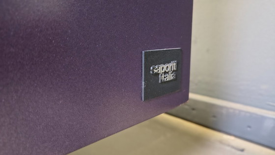 Image 1 of Crédence en loupe de Giovanni Offredi pour Saporiti, 1970