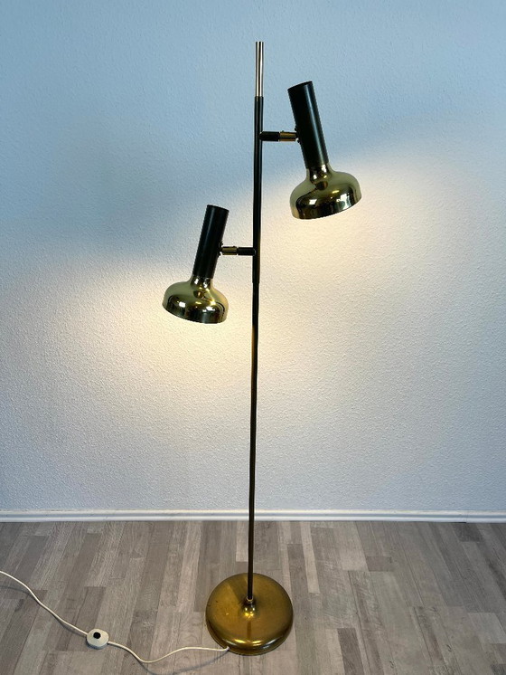 Image 1 of Sölken floor lamp, light, brass, copper, vintage