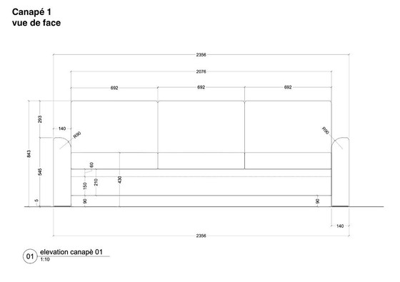 Image 1 of Set of 3 designer sofas - Italian made - Pierre Frey fabric - new