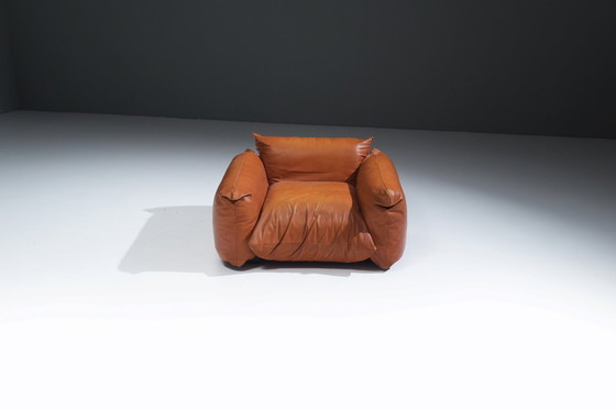 Image 1 of Äußerst seltener, signierter und originaler Marenco Lounge Chair von Mario Marenco für Arflex.
