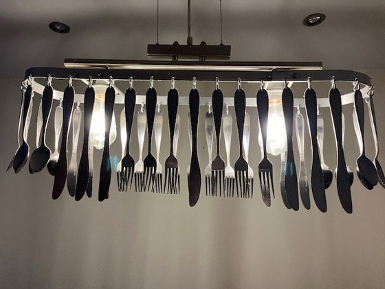 Image 1 of Cutlery Lamp With Mirror