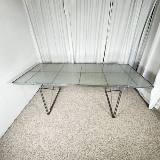 Dining table / desk "Moment" by Niels Gammelgaard, Ikea, 1990 – Glass (photo 17 of 17)
