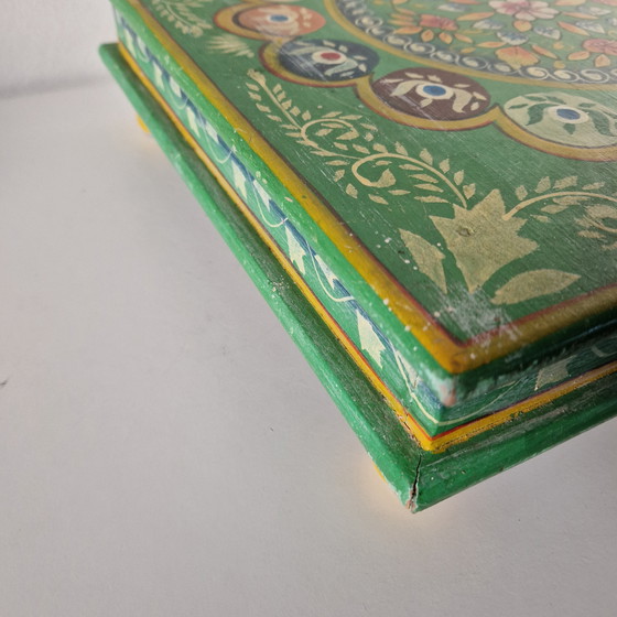 Image 1 of Vintage plant table Indian side table 90s