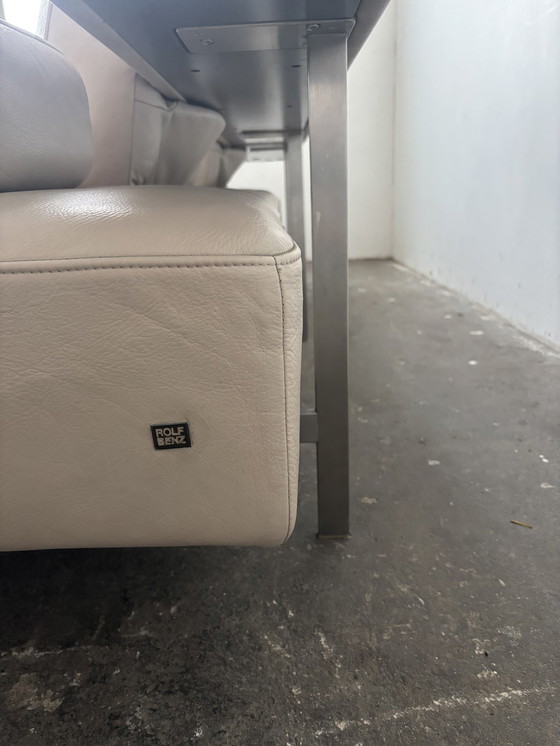 Image 1 of Canapé d'angle Rolf Benz Dono en cuir taupe