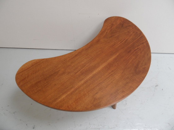 Mid Century maanvormige salontafel – Hout (photo 8 of 11)