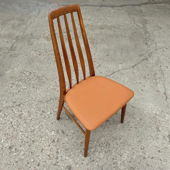 Set aus 6 Stühlen von Niels Koefoed, 1960, Henning Kjaernulf, Esszimmerstühle, Holz, Braun (Foto 9 von 13)