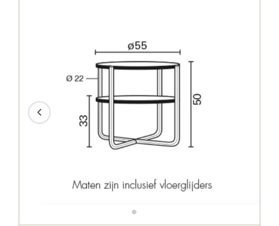 Gispen GT 425 Bijzettafel – Glass (photo 5 of 5)