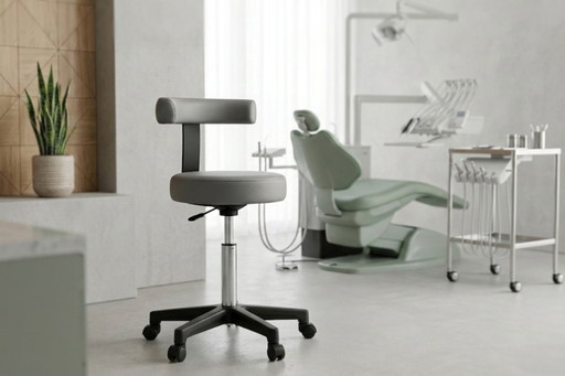 Vintage 1980s Professional Medical Stool – Design & Ergonomics