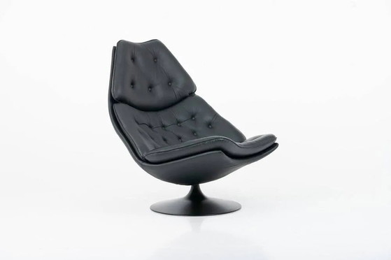 Sillón giratorio F588 de Geoffrey Harcourt para Artifort, años 60 – Sillones, Leather, Vintage (photo 2 of 11)