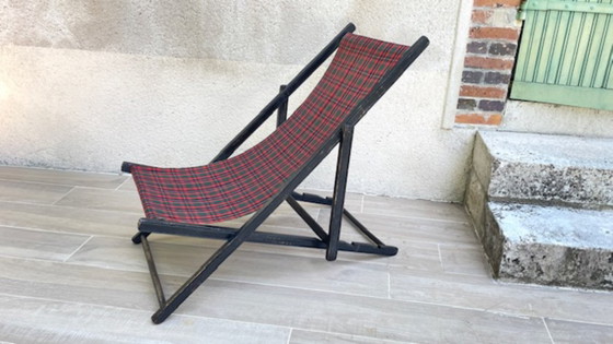 Vintage Canvas Folding Sun Lounger – Sunbed (photo 35 of 35)