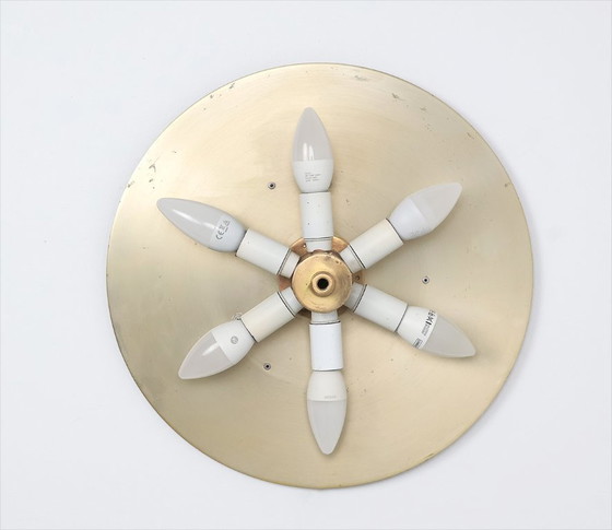 Image 1 of Carl Fagerlund plafondlamp, Orrefors/Lyfa 1960s