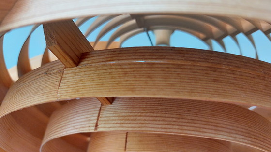 Image 1 of Vintage Lamella Pendant Lamp H.A. Jakobsson 1960's