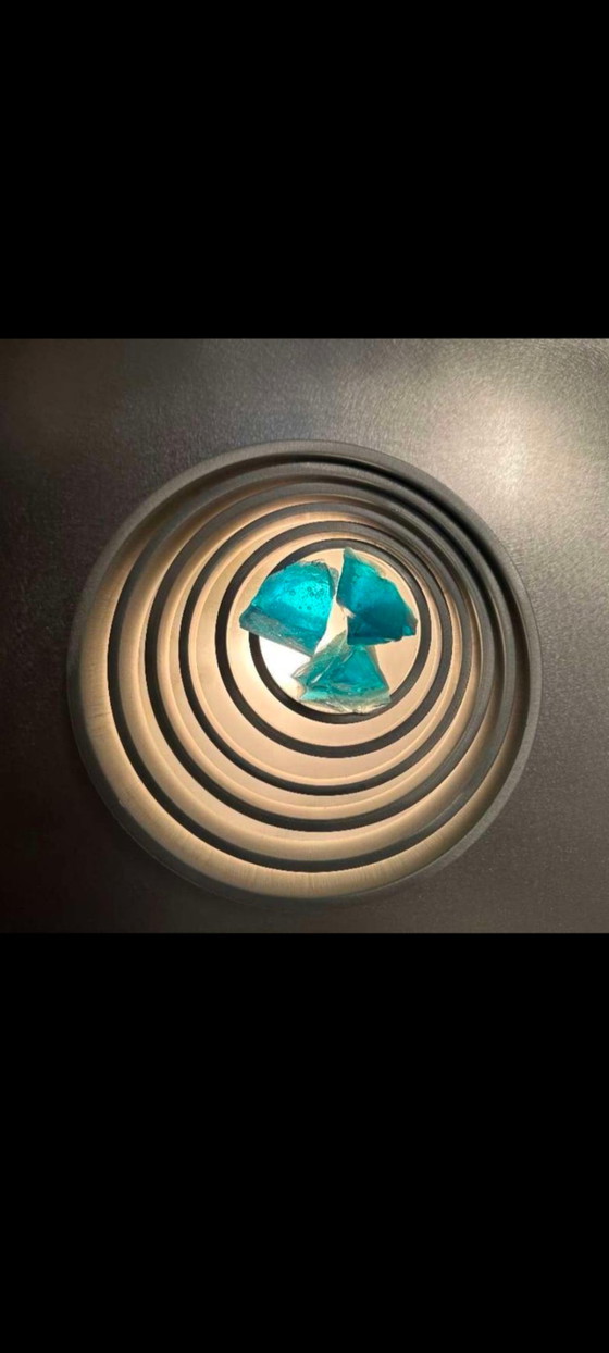 Image 1 of Angelo Brotto Esperia Quasar Wandleuchte – Space Age Design Italy / Wall Lamp 1970s