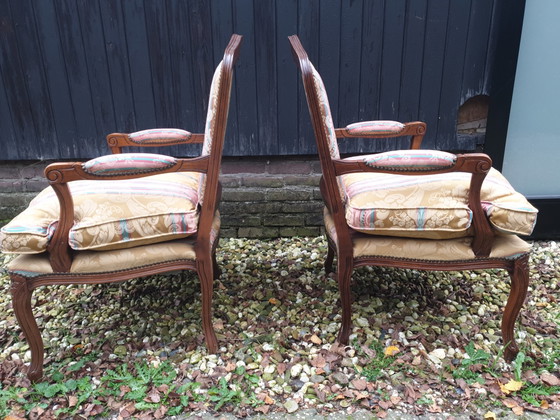 Image 1 of 2 fauteuils baroques Louis