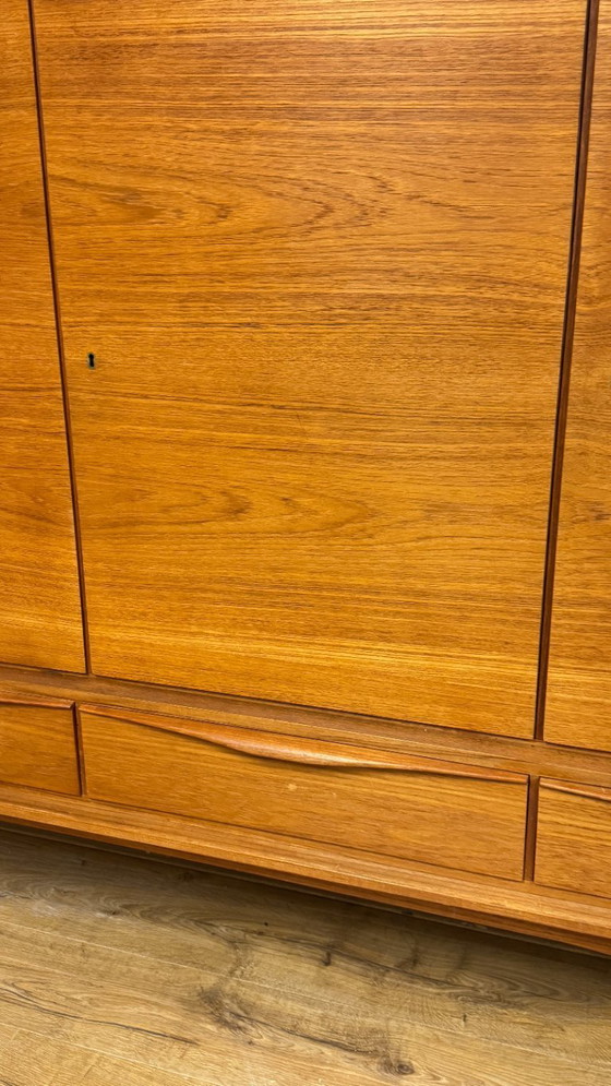 Image 1 of Vintage teak highboard, tall cabinet