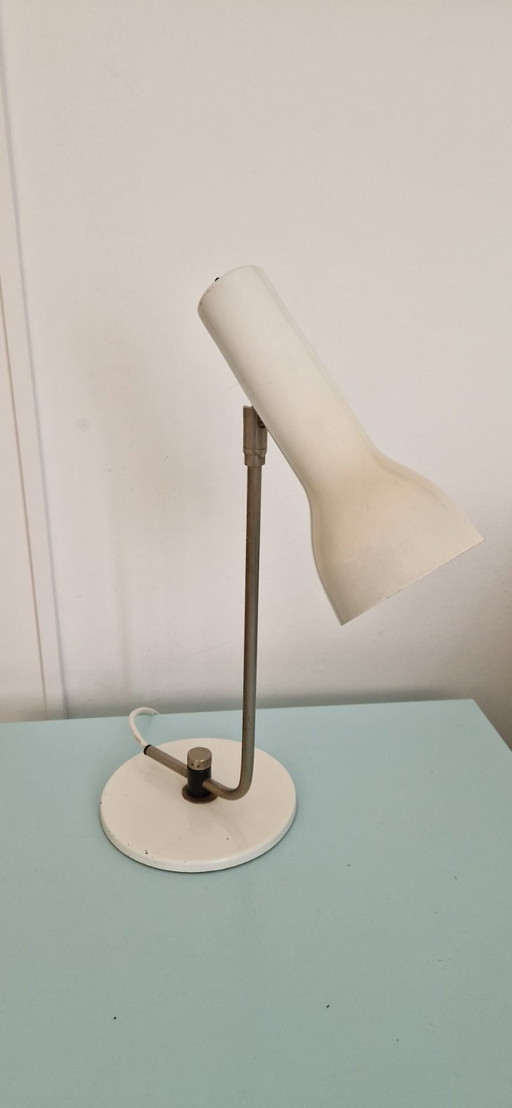 Vintage Tafellamp Anvia RL45 in kleur wit