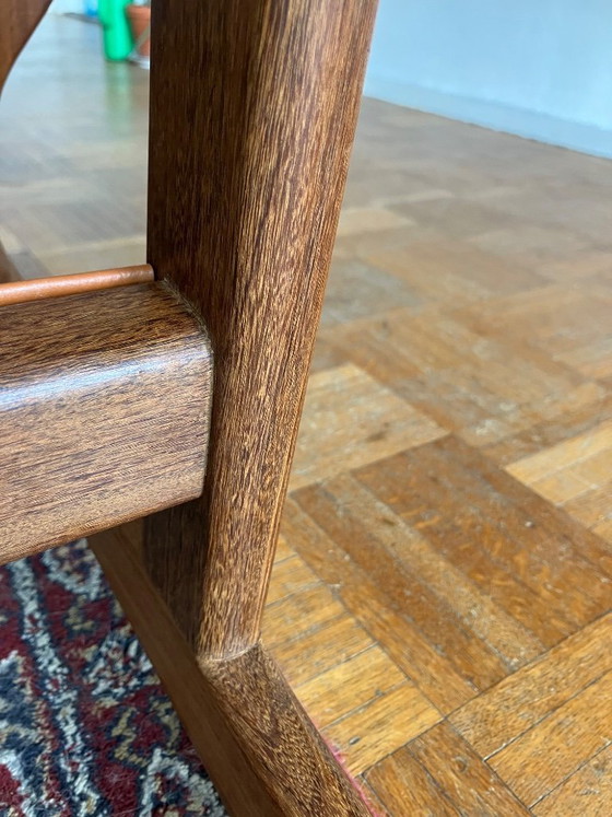 2 Scandinavische Vintage Designfauteuils|Teak & Leder|60-‘70 – Leather, Metal (photo 7 of 12)