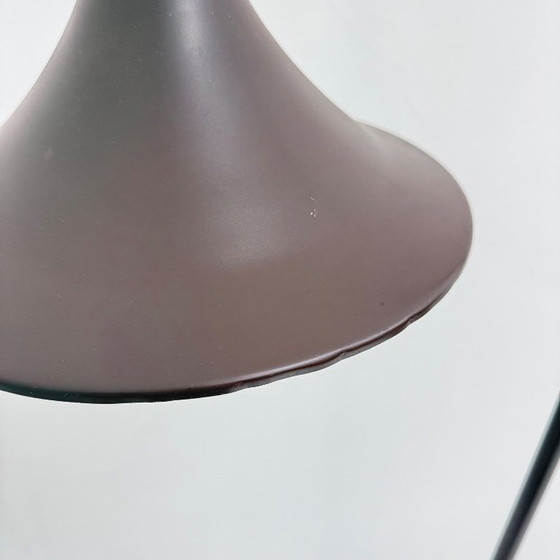 Image 1 of Hala Zeist Trompeten-Stehlampe in Braun, minimalistisch, niederländisches Design der 1970er Jahre